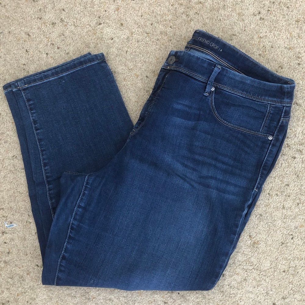 Chico Size 3 Girlfriend Crop Jeans